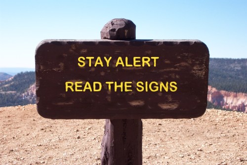 Sign from Bryce Canyon