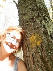 The signs are there! (By the way, did you see the blaze on the tree in the very first photo? They disappear when you aren't looking for them.)